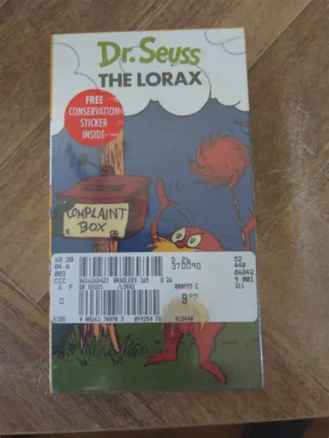 Dr Seuss The Lorax Vhs Video Tape 1989 Buy 2 Get 1 Free Animated