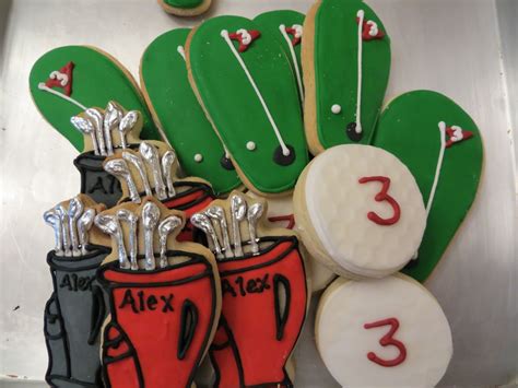 Cakes And More Golf Birthday Cookies