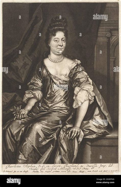 Portrait Of Charlotta Sophia Princess Of Kurland Stock Photo Alamy