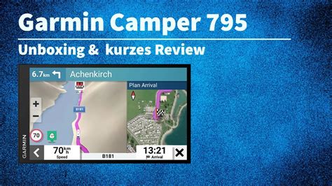 Garmin Camper Unboxing Kurzes Review Youtube