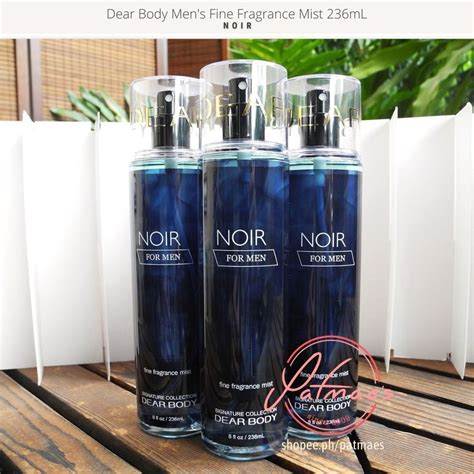 Dear Body Noir Men S Fragrance Mist Ml Sold Each Shopee Philippines