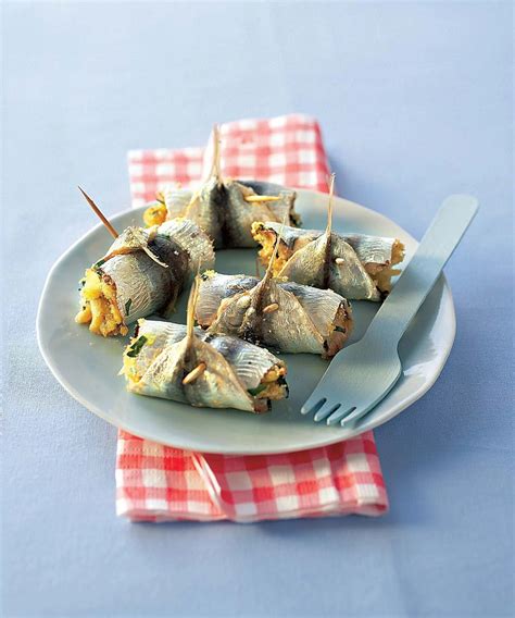 Recette sardines farcies à litalienne Marie Claire