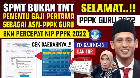 TERJAWAB FIX PERHITUNGAN GAJI BUKAN TMT YAITU SPMT 9 BULAN GAJI