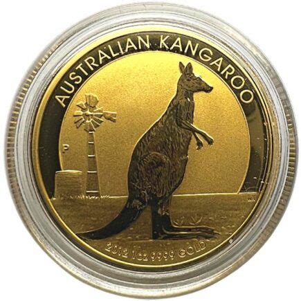 2012 1 oz Australian Gold Kangaroo Coin - Hero Bullion