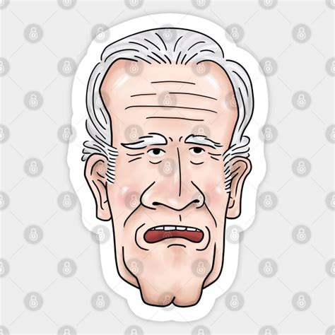 Funny Joe Biden Caricature - Joe Biden - Sticker | TeePublic