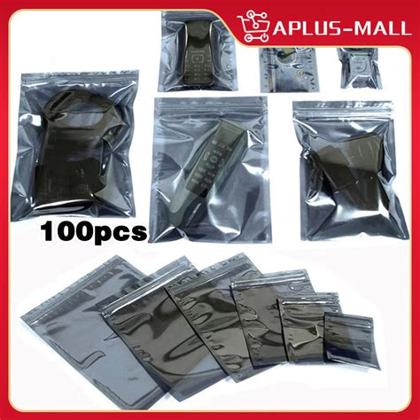 Pcs Resealable Esd Anti Static Shielding Bag Anti Static Pack Bag