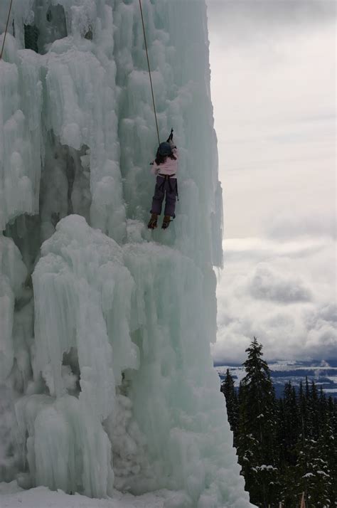 Ms. Liebel's Classroom: Ice Wall Climbing Over Spring Break