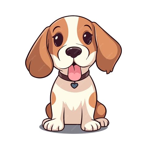 Animais Desenho Cachorro - Vetor fofo cachorro de desenho animado cachorro hound | Vetor Premium