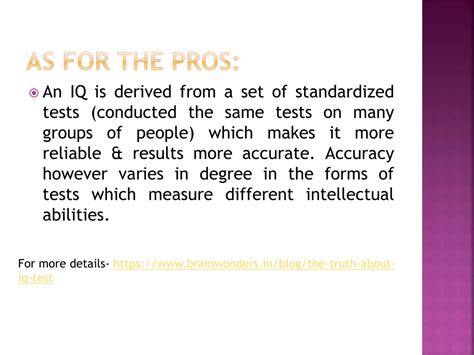 Ppt The Truth About Iq Test Brainwonders Powerpoint Presentation Id 10179883