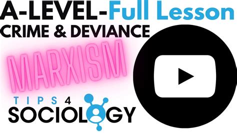 Marxism Crime And Deviance A Levels Sociology Youtube