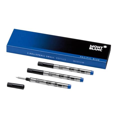 Pack Recargas Montblanc Small Rollerball M Pacific Blue