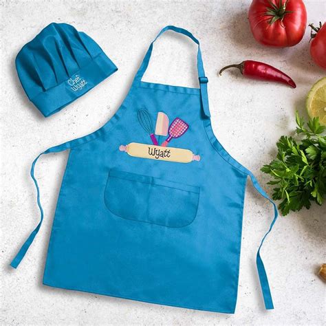 Personalized Kids Cooking Apron - CALLIE | Kids apron, Cooking apron, Apron