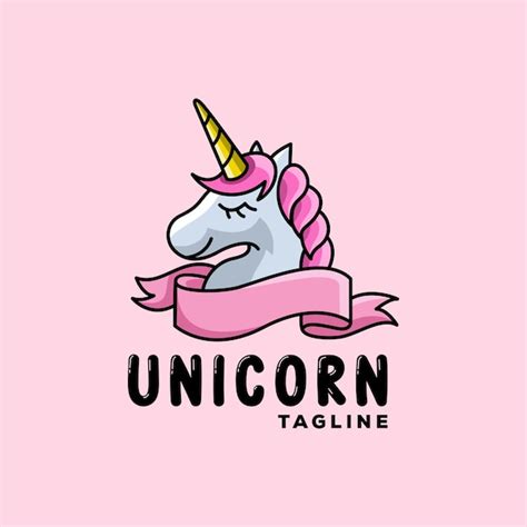 Premium Vector | Unicorn logo vector design template