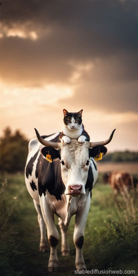 cat with cow texture Prompts | Stable Diffusion Online