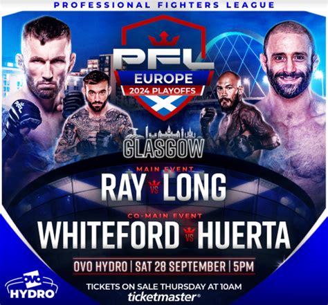 PFL Europe | Events | Glasgow | OVO Hydro