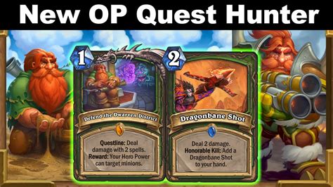 How Broken Is Quest Hunter Now After Mini Set Fractured In Alterac Valley Hearthstone Youtube