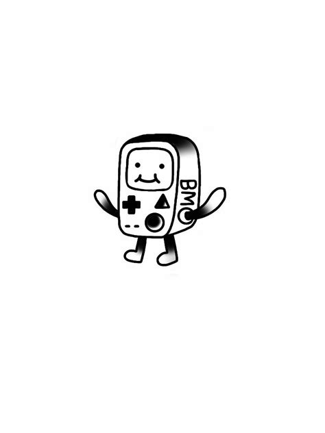 BMO adventure time tattoo design minimal cute | Adventure time tattoo ...