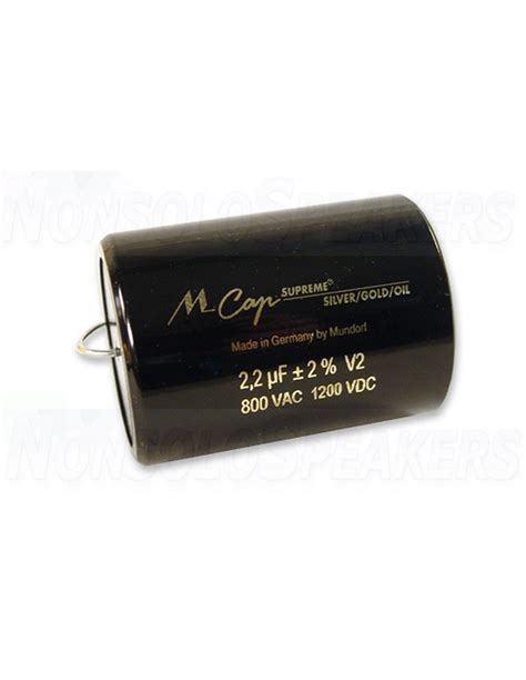 MUNDORF MCap Supreme Silver Gold Oil 0 010 To 10uF 1200V