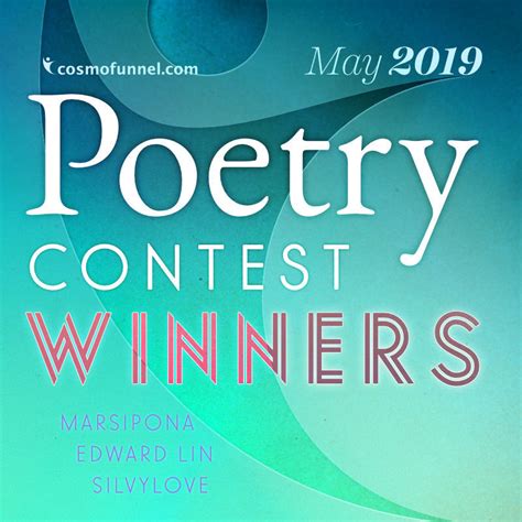 May 2019 Poetry Contest Winners