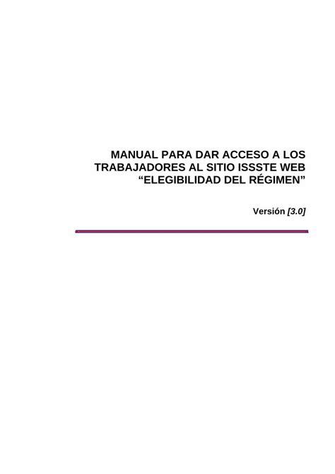 PDF Manual Web ISSSTE Trabajador Itnuevolaredo Edu Mx Web ISSSTE