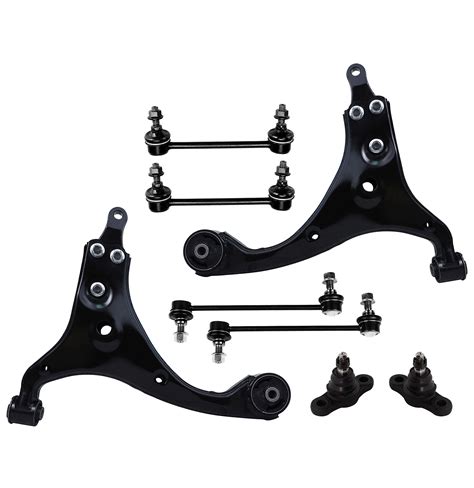 Pc Front Rear Suspension Kit Lower Control Arms Lower Ball Joints