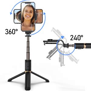 Blukar Perche Selfie Bluetooth 4 en 1 Selfie Stick Trépied Bâton