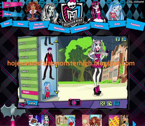 Jogos De De Monster High - Hoje vamos falar de Monster High: Novo jogo no site oficial da monster ...