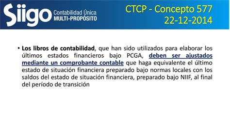 Justificación Justificación CTCP Concepto Los libros de contabilidad