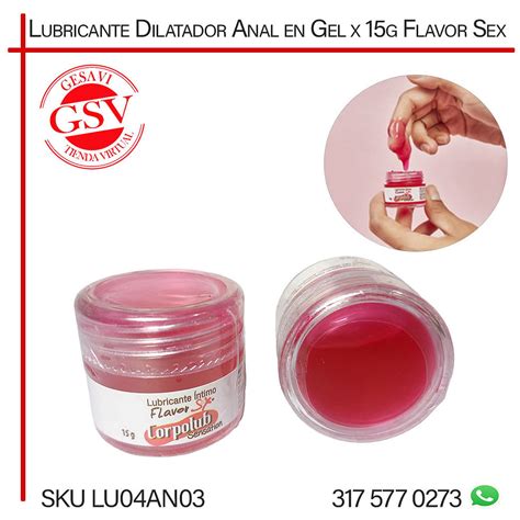 Lubricante Dilatador Anal En Gel X 15g Flavor Sex Corpolub Gesavi TiendaVirtual