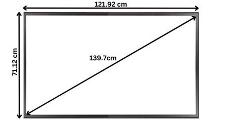 Dimensions Of A 55 Inch TV Exact Sizes Measuring Stuff