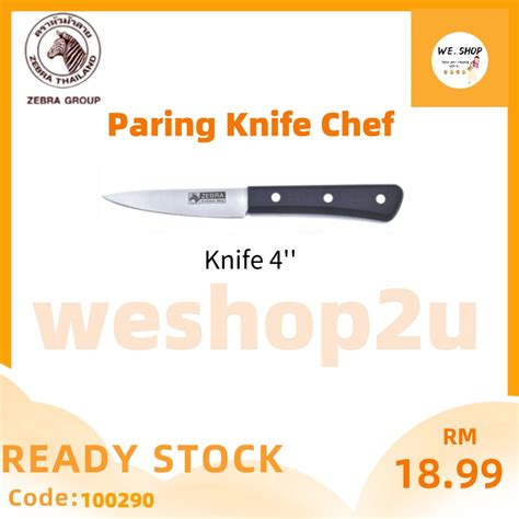 Ready Stock Original Thailand Zebra Stainless Steel Inch Chef