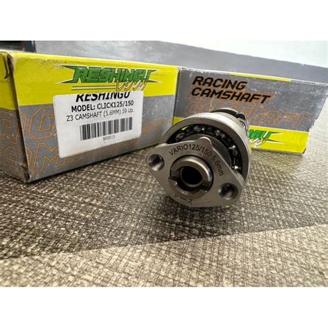 RESHINGU RACING CAMSHAFT 5 6MM FOR HONDA CLICK V2 125i 150i Shopee