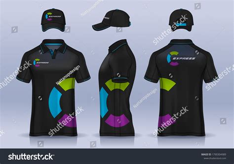 Corporate Work Shirtstshirt Cap Templates Design Stock Vector (Royalty ...