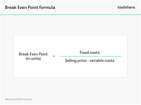 Vouloir Parti R Publicain Anormal How To Calculate Break Even Point