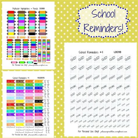 Printable Planner Stickers