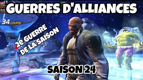 Guerre D Alliance Saison 24 Sur Mcoc 2e Guerre De La Saison YouTube