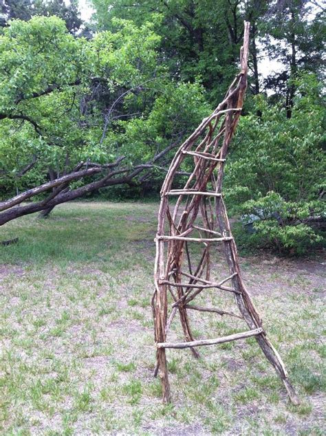 Trellises Made Of Curved Branches Garden Structure Garden