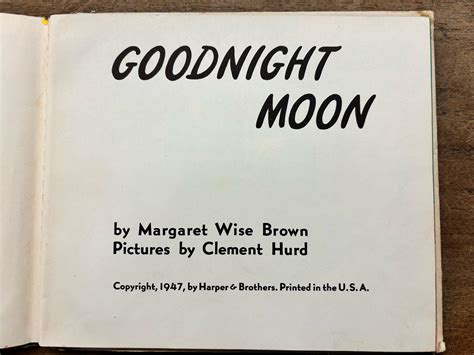 Goodnight Moon By Margaret Wise Brown 9
