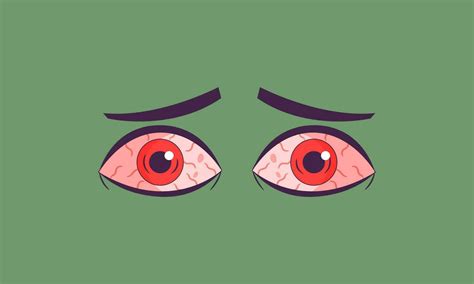 red eyes cartoon vector flat design 25792128 Vector Art at Vecteezy