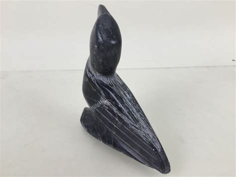 Bird Carved Of Stone Canada Eskimo Art Esquimau Inuit Art