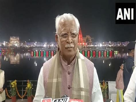 Players Should Focus More On Sports Says Manohar Lal Khattar After