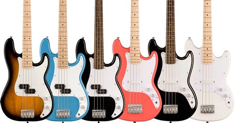 Fender Announces The Squier Sonic Series Basses No Treble