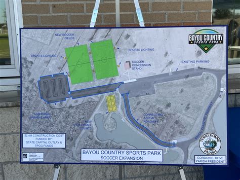 Terrebonne Parish broke ground on the $2.9 million Bayou Country Sports
