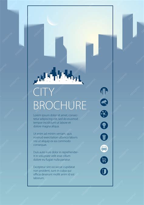 Premium Vector | Simple city traveling tourist guide book. brochure