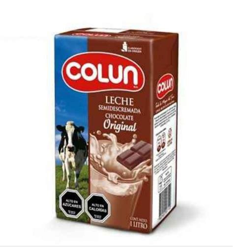 Leche Semidescremada CHOCOLATE ORIGINAL Colun 1 Litro MercadoRapid Cl