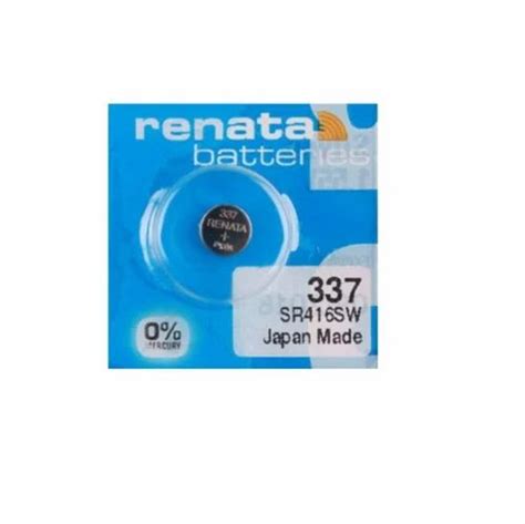 Renata SR416SW-1.55V/8mAh-Silver Oxide Button Cell at ₹ 113/piece in ...