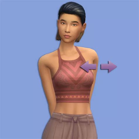 Female Chest Width Slider - The Sims 4 Catalog | Sims 4 mods clothes ...