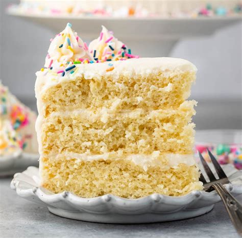 Yellow Birthday Cake