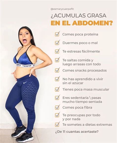 NUTRICION EJERCICIO SALUD On Instagram Razones De Tu Grasa Abdominal