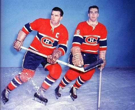 Maurice Richard and Henri Richard | Montreal Canadiens | NHL | Hockey ...